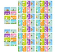 80 Count Cartoon Rabbit Egg Name Sticker Decorative Sticker Wrapping Label Scrapbooking Journal Planner Wrap Round Sticker