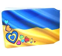 (80+ Designs) Bus Pass Wallet Credit Travel Rail Ticket Card Holder for Oyster Zip Business ID Card - Bifold - Party Bag Gift School Leaver (Ukraine)