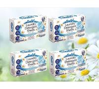 80 Dissolvable Laundry Detergent Sheets Non Bio Washing Sheets Fresh Clean Scent