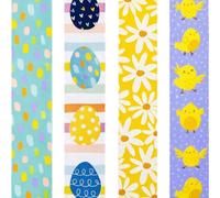 80 Easter Paper Chains - Peel & Seal - Fun & Easy DIY Easter Decorations - No Glue Required - Spring-Themed