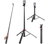 80'' Floor Tripod-Stand with Magnetic Quick Release Adapter, Extension Rod Selfie Stick Holder for DJI Osmo-Nano Vlogging Camera
