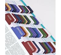 80 French Bible Tabs in Catholic, Protestant and Jehovah's Witness - Bible Divider in Liturgical Colours, Bookmark, Christian Label (Louis Segond Bible)