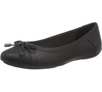 Geox Women's D Charlene C Ballet Flat, Black, 6 UK