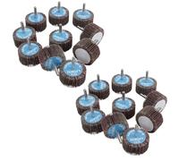80 Grit 50mm Flap Wheel Disc Abrasive Sanding Pads for Drills 6mm Shank 20pc