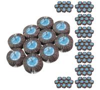 80 Grit 80mm Flap Wheel Disc Abrasive Sanding Pads for Drills Grinders 6mm Shank 100pc
