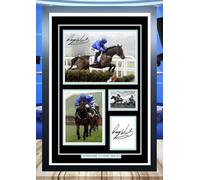 (80) Hurricane Fly Signed Ruby Walsh Horse Racing Legend Framed Autograph Signature A4 (21 X 297 CM) Art Work Wall Art Display Great Gift Idea (REPRINT) #####