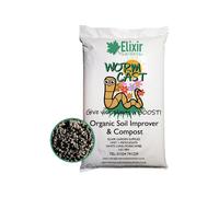 (80 Litres) Elixir Gardens | Worm Manure Castings 100% Organic Vermi Compost/Fertiliser/Potting Soil Improver Bio Humus