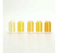 80 Madeira Colors Set Premium Polyester Embroidery Thread 500M (550Y) Each Spool Babylock Home Machines-5A Yellow