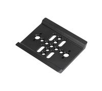 80 mm Aluminium Quick Change Base Plate, Quick Mounting Base Plate with 1/4 Inch and 3/8 Inch Thread, Easy Installation for Tripods, Video Stabilisation Plate