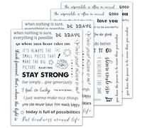 80 Motivational Sticker, Inspirational Words Encouraging Stickers for Water Bottles Laptop Decals Scrapbook Journal, Suitable for Teens Adults Students