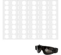 80-Pack 20mm Translucent Dot Patches for Shooting Glasses - Correct Cross Dominance, Eliminate Double Vision & Improve Hand-Eye Coordination