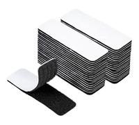 80 Pack 40Pairs Hook and Loop Strips, Heavy Duty 0.79x3.9 Inch Double Sided Tape, Self Adhesive Reusable Tape, Mounting Tape for Walls, Doors, and Tables, Strong and Sticky Strips