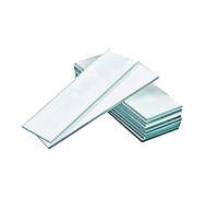 80 Pack Layer Chromatography TLC Plates with Silica Gel, 2.5 × 7.5 cm Glass-Backed Chromatography Plates with Spotting Tubes, High Sensitivity TLC Sheets for Lab Chemistry,Organic Analysis