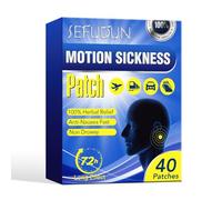 80-Pack of Motion Sickness Tablets Anti-Nausea Seasickness Patches to Relieve Vomiting, Nausea and Dizziness Caused by car, Boat and Airplane Travel