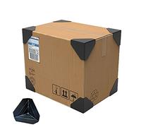 [80 Pack] Shipping Box Corner Protectors Plastic Packaging Edge Protectors, Carton Packing Corner Guard Frame Corner Protectors 60 Type Handcraft Packaging Protector for Express Box Packaging.
