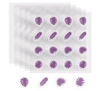 80 Pack UV Detection Stickers for Sunscreen Leaf Pattern - Sunscreen Dots UV Stickers Sun Protection Reminder for Kids Adults - Waterproof Sunblock Patch SPF Sensing Spots Patches for Reapplying