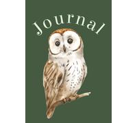 80 Page Dot Grid Journal - Owl Cover