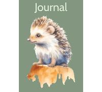 80 Page Dot Grid Journal with Zentangles - Hedgehog Cover