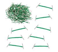 80 Pcs 51mm Treasury Tags Green Treasury Tag String Paper Fasteners for Securing Loose Punched Paper and Documents