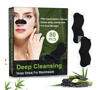 80 Pcs Blackhead Remover Strips for Nose -Deep Pore Cleansing for Women and Men to Remove Blackheads, Oil, and Impurities - Effective Pore Strips for Smooth Skin