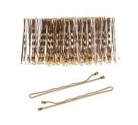 80 pcs Blonde Hair Bobby Pins for Thick Hairs, 5cm Long Hair Pins for Women, Pins for Thick & Strong Hair, Kirby Grips, Curby Grips
