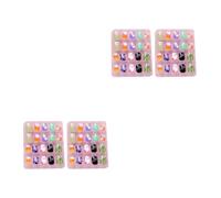 80 Pcs Fake Fingernails Full Cover Artificial Nails, 2 Boxes | Abs, Disposable Nail Decoration, Creative Character Style, Halloween Trend, Home or Professional Use