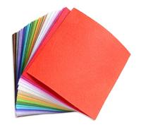 80 PCS Felt Sheets, 40 Colours Felt Fabric - Non-Toxic for Kids & DIY Handicrafts in Schools & Kindergartens(10X10cm)