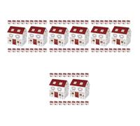 80 Pcs House Shaped Candy Boxes for Weddings and Bakery Packaging | White Cardboard, Easy Assembly, Ribbon Included, Simple Nordic Style for Nuts and Chocolates