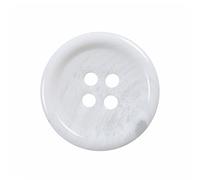 80 Pcs Large 3/4 inch White Buttons for Sewing Round Resin White Buttons for Crafts 4 Hole Flatback Coat Buttons for Shirt Sweater DIY and Clothing White Plastic Buttons 20mm Sewing Buttons Bulk