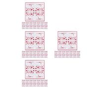 80 Pcs Love Print Disposable Paper Napkins for Valentine Party Meals