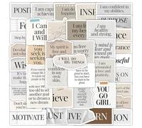 80 PCS Motivational Quote Stickers, Waterproof Inspirational Stickers with Zen Messages Small, Positive Aesthetic Famous Words Sticker for Laptop Skateboard Water Bottles Planner