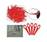 80 Pcs Plastic Grass Trimmer Blade Replacement Blades Lawn Mower Blades For Einhell Lawn Mower
