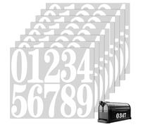 80 Pcs Reflective Numbers for Mailbox, 3 Inch Mailbox Number Stickers Self-Adhesive, Waterproof Vinyl Address Numbers for Outside, Door, Garbage Bins & House