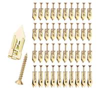 80 Pcs Self Drilling Anchor Screws, 3 Sizes Dry Wall Anchor Screw Set, Plasterboard Fixings Screws, No Drill Needed, for Plaster Board Wall Fixing