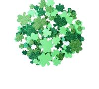 80 Pcs St Patrick’s Day Stickers Bulk, Foam Shamrock & Four Leaf Clover Self-Adhesive Decorations for Irish Holiday Party Supplies, Wall Decoration, Scrapbooking, DIY Crafts, Card Making