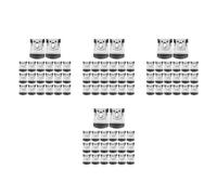 80 Pcs Tape Measure Belt Clip Hardware Steel Nickel Plated Silver | Quick Replacement, Stable Grip on Belts or Pockets, Workwear Attachment, for Carpenters and Rental Shops