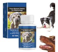 80 Pet Health Supplements, Senior Dog Nutritional Supplement, Tablets For Elderly Dogs, High Strength Hip Joint Supplement Designed Dog, Pet Calcium Tablets, Dog Trace Element Tablets