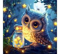 80 Piece Jigsaw Puzzles for Adults Animal Owl Star, Educational Games, Impossible Hard Difficult Challenging, Relaxation Jigsaw Puzzles for Adults 80 Pieces 11x11 inch