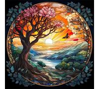 80 Piece Jigsaw Puzzles for Adults Sunrise Flowers, Fun Challenges, Educational Games, Difficult Jigsaw Puzzles for Adults, Puzzle 80 Pieces