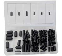 80 Piece Protective Cap Set for Vacuum Accessories 6 Size Options Made from Rubber with Case for Transport
