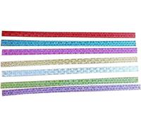 80 Piece Star Origami Papers Glitter Folding Paper Stripes,Random Color Portable and UseUseful and Practical Origami Paper and Papers Art