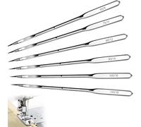 80-Piece Universal Sewing Machine Needle Set, Compatible with Singer, Brother, Janome, Varmax & More, Includes 6 Sizes (65/9 to 110/18)