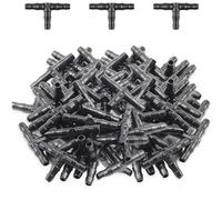 80 pieces 3/5 mm irrigation sprinkler T-piece hose connector for irrigation hose, garden hose, micro drip irrigation