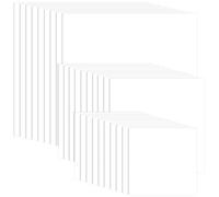 80 Pieces Vinyl Pool Patch Repair Kit Self-adhesive Repair Patches Plastic Pool Patch for Swimming Air Mattress Inflatable Boats Toys, 10 x 10, 7 x 7, 5 x 5 cm(White)