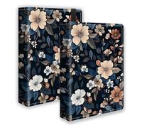 80 Pockets Photo Album for Fujifilm Wide Instant Camera for Polaroid Now+/Now/i-Type/600/SX-70 Cameras Clear Sleeve Photo Album 3.5x5 inch for Instax Wide Film,Floral Bloom Design
