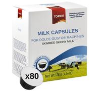 (80 Pods) Skinny Milk Creamer - Dolce Gusto Compatible by Torrie Capsules