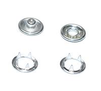 80 Sets 7/16Inch 11mm Stainless Steel Snaps Buttons Fastener, Open-Ring Cap Gripper Grip Prong No-Sew Button Fasteners Studs for DIY Crafts Clothes Hats and Sewing Western Shirts (11mm 80sets)
