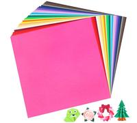 80 Sheets Coloured Cardstock - 40 Colours 12x12in Square Card Stock Scrapbook Paper 180gsm/65lb Assorted Colours Construction Paper for DIY Project Scrapbooking Supplies PAP18MX1