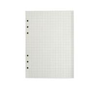 80 Sheets Grid Refill Paper Lines A5 Refillable Lined 6 Hole Refill Inserts Notebook Sketch Inserts