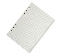 80 Sheets Grids Refill Paper Line A 5 Paper Refillable Lined 6 Holes Refill Inserts for Notebook Sketch Inserts
